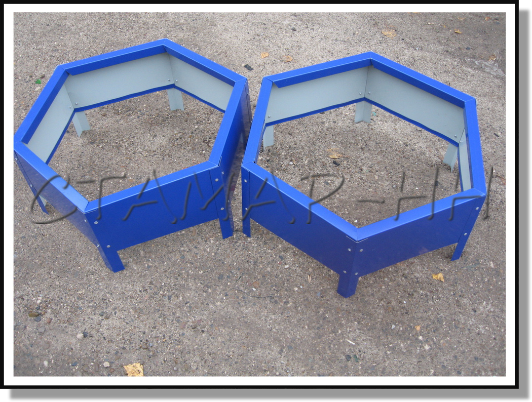 Шестигранная клумбы