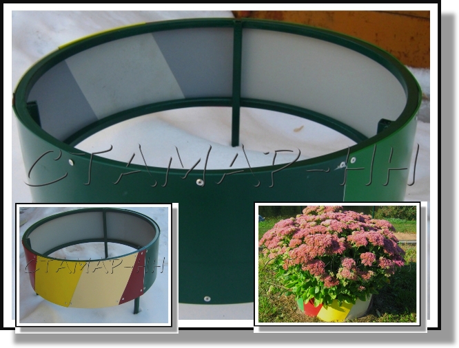 Круглая клумба