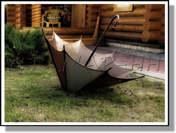 Клумба-зонт